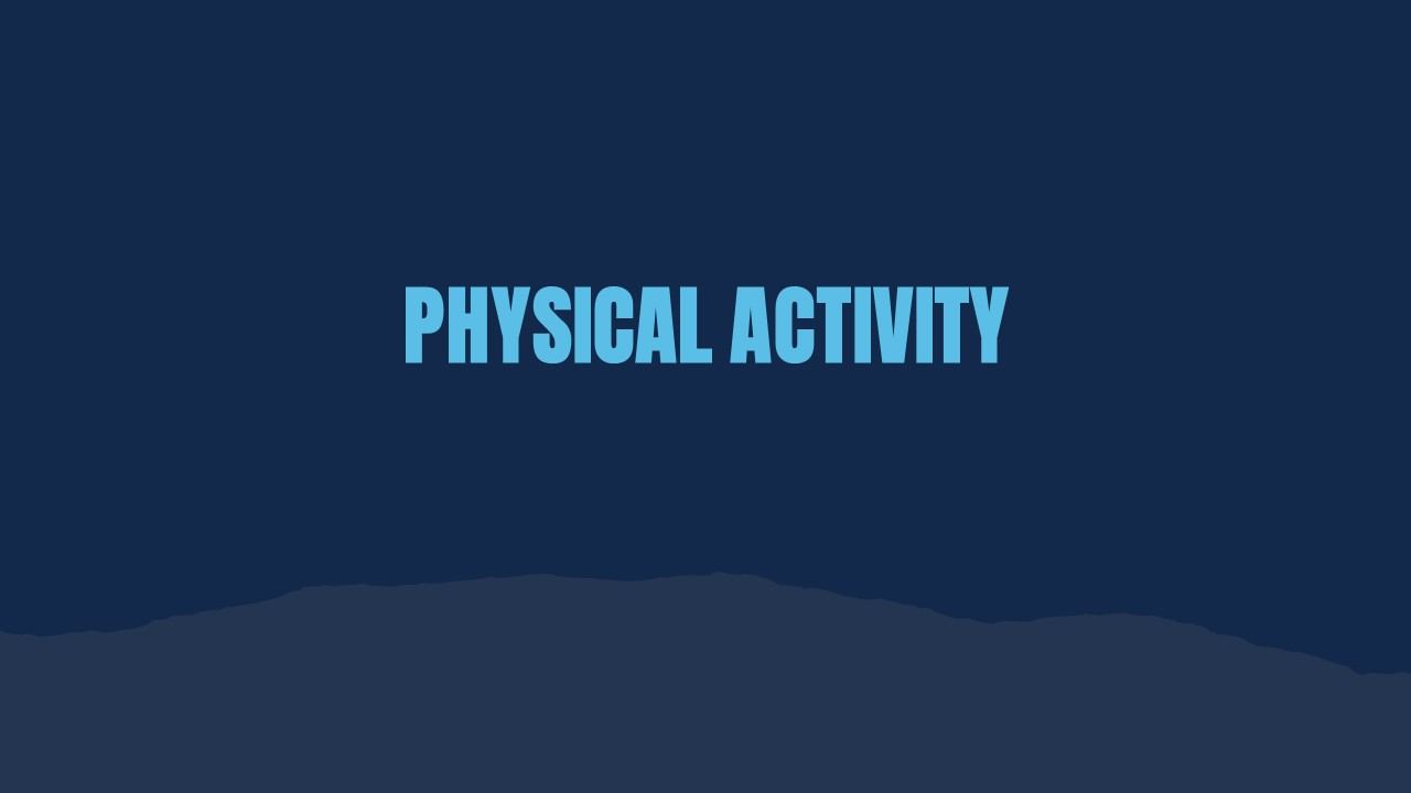Physical activity, slide 1