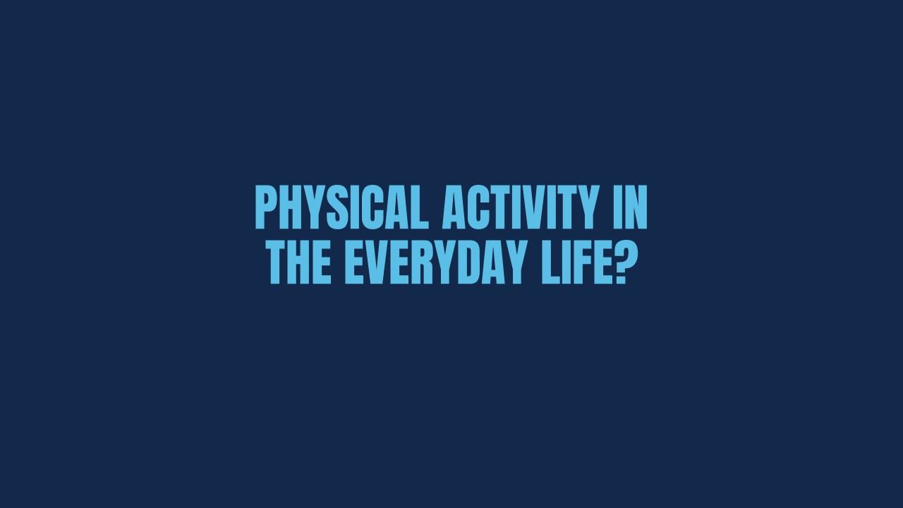 Physical activity, slide 13